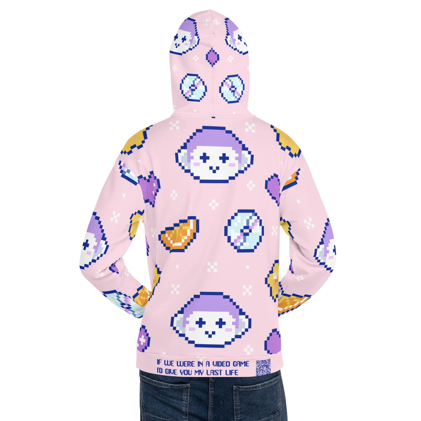 Limited Edition Pixelated Hoodie | Cutie Pink