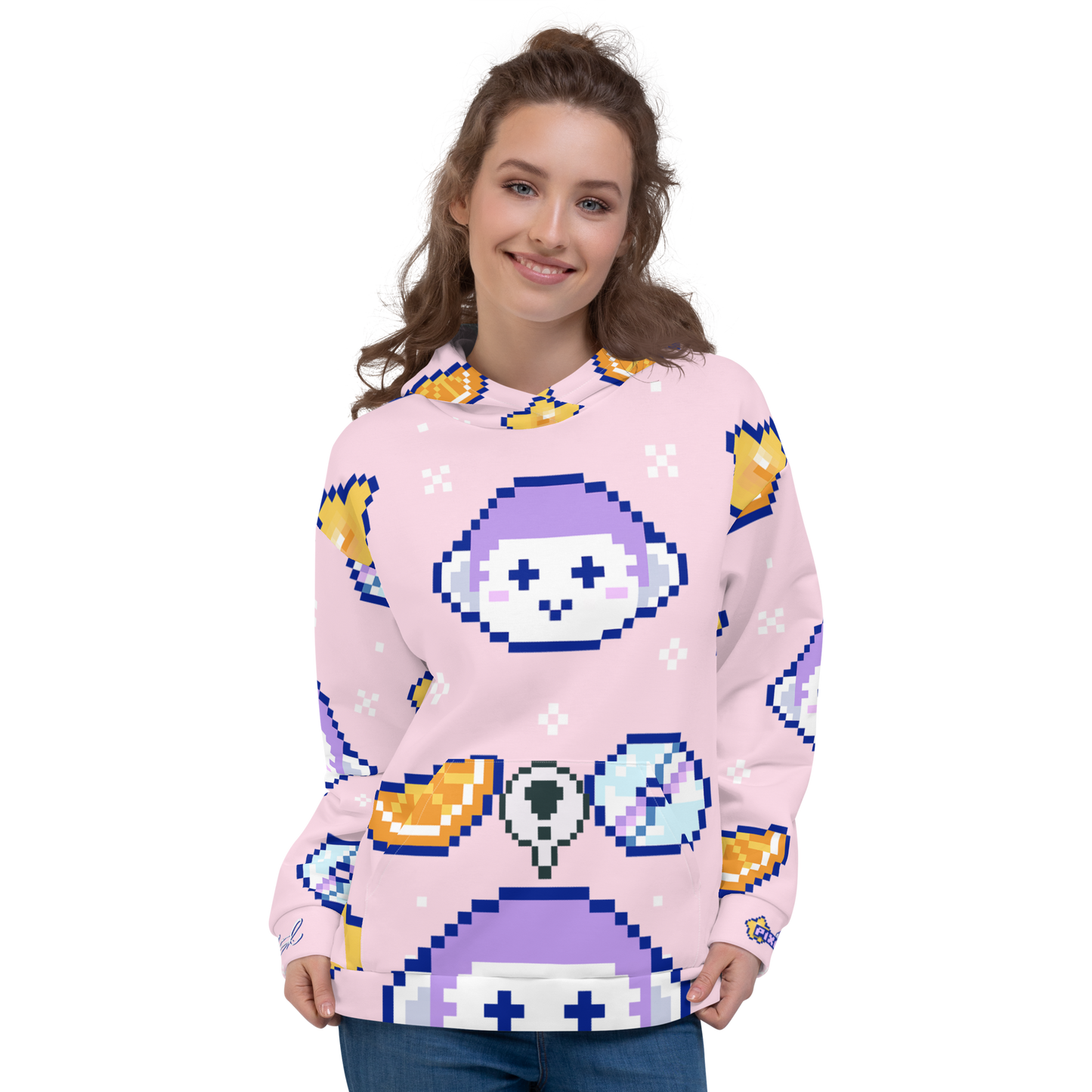 Limited Edition Pixelated Hoodie | Cutie Pink