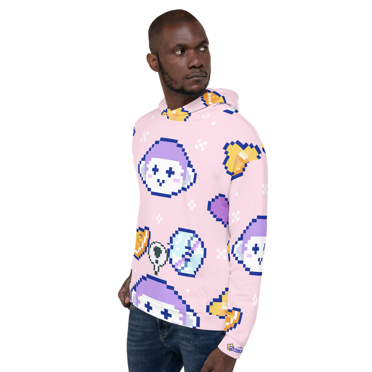 Limited Edition Pixelated Hoodie | Cutie Pink