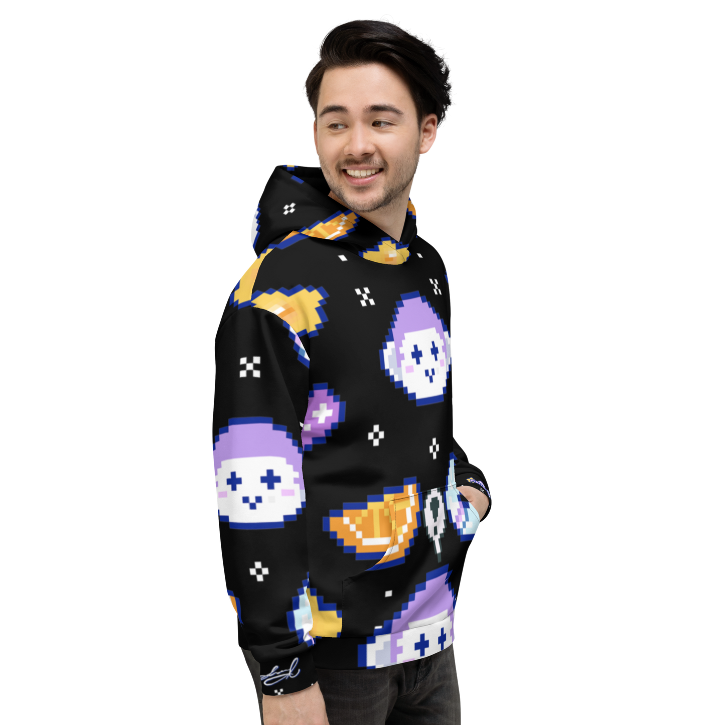 Limited Edition Pixelated Hoodie | Dark Mode