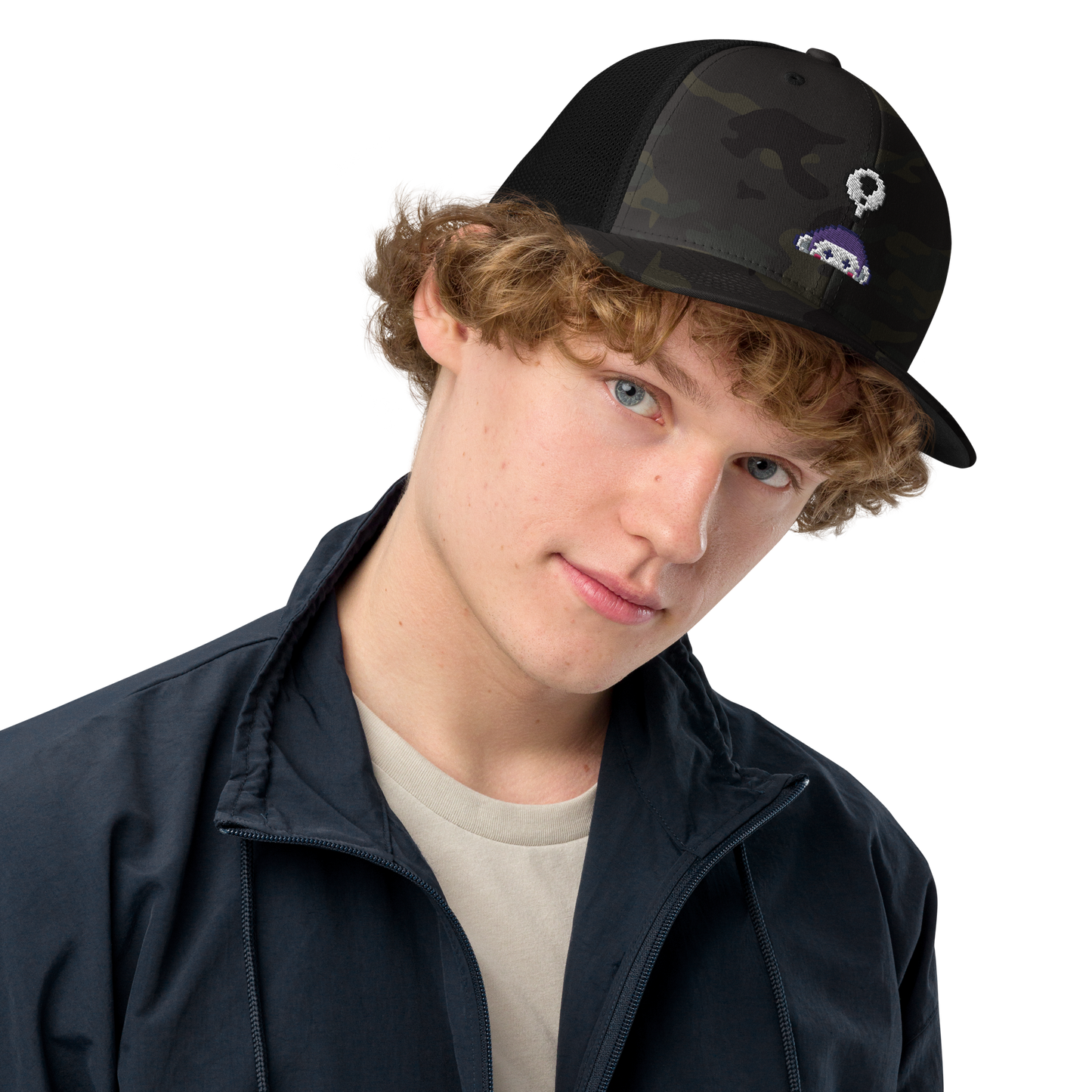 Pixelated Sounds Country Trucker Hat