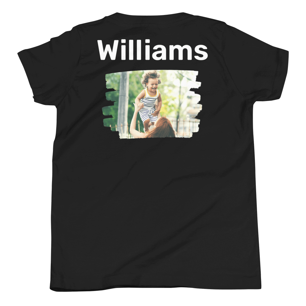 Custom Photo Youth Tee | Back