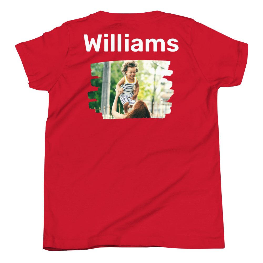 Custom Photo Youth Tee | Back
