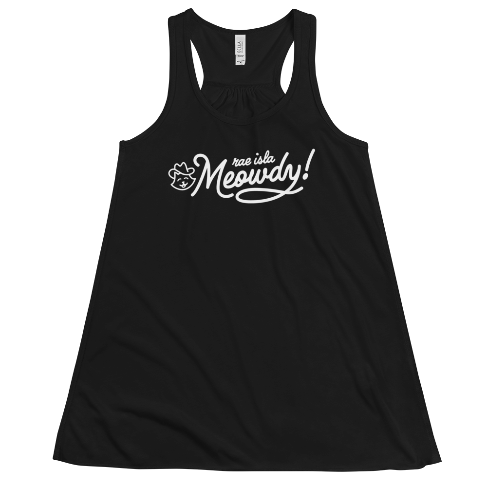 Meowdy Racerback Tank Dark