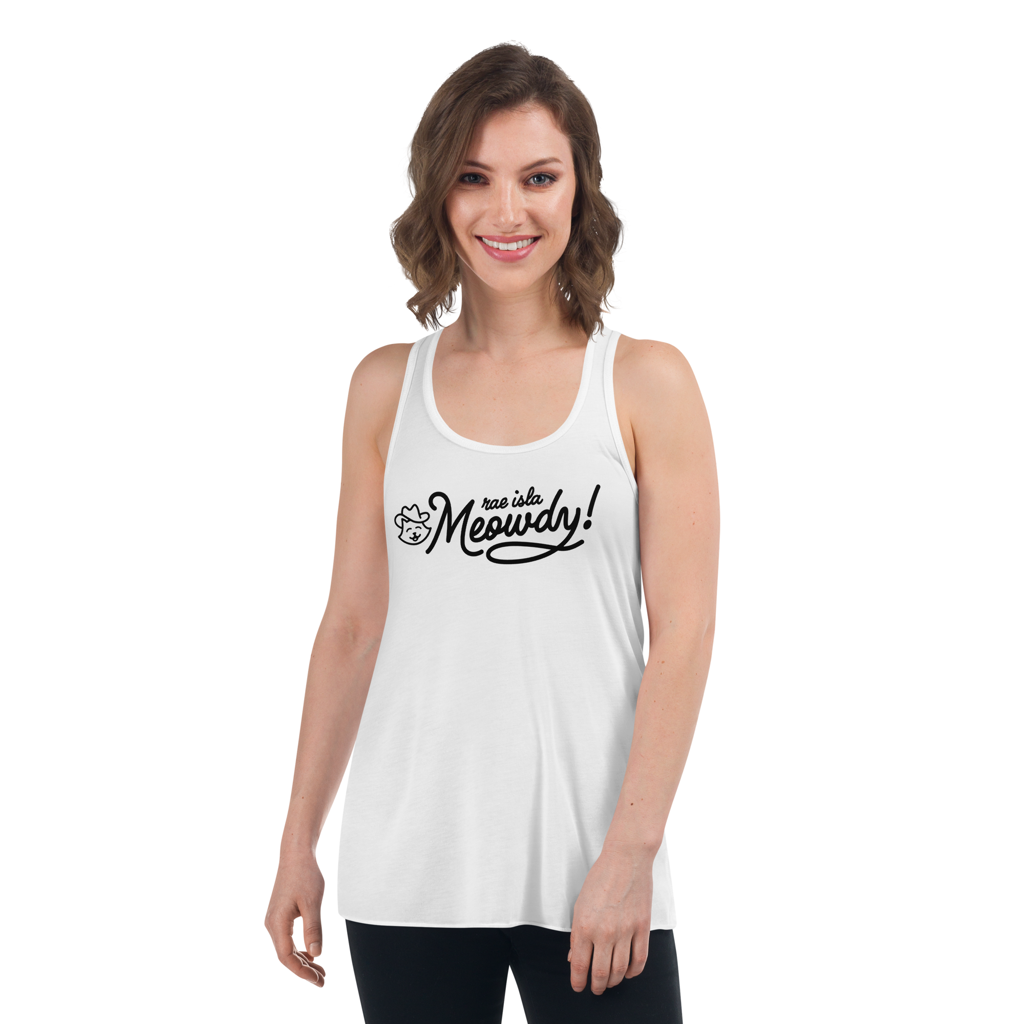 Meowdy Racerback Tank