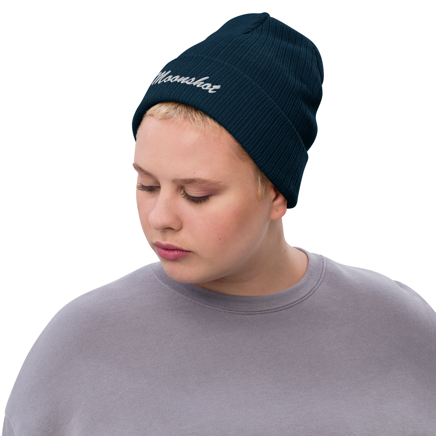 Moonshot Ribbed Beanie