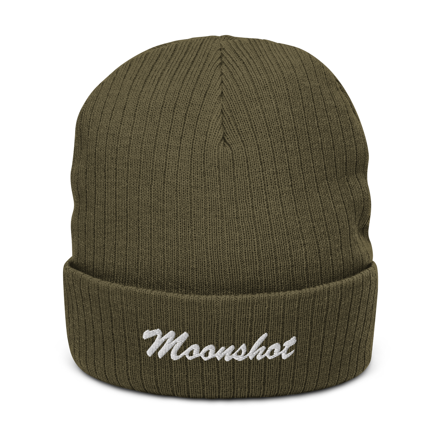 Moonshot Ribbed Beanie