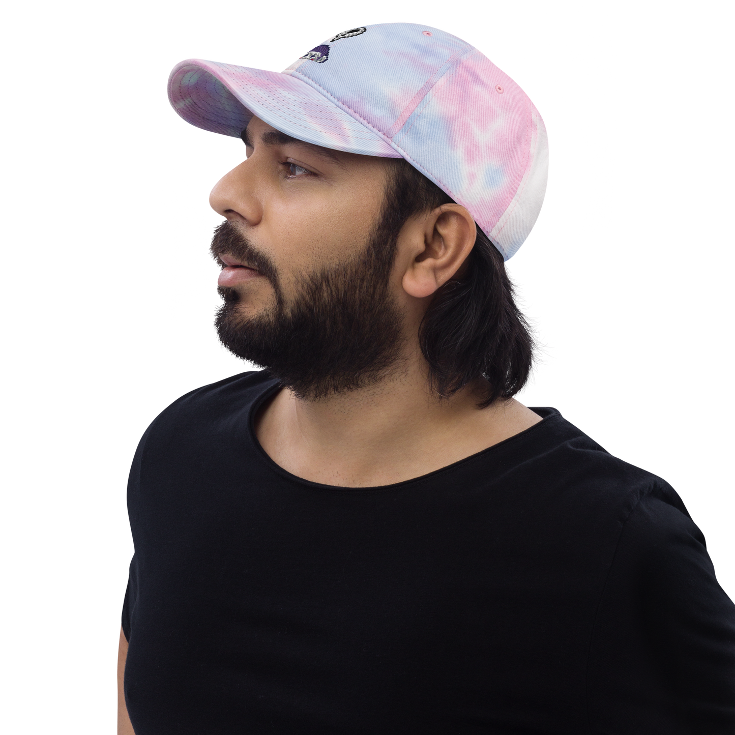 Pixelated Tie Dye Hat