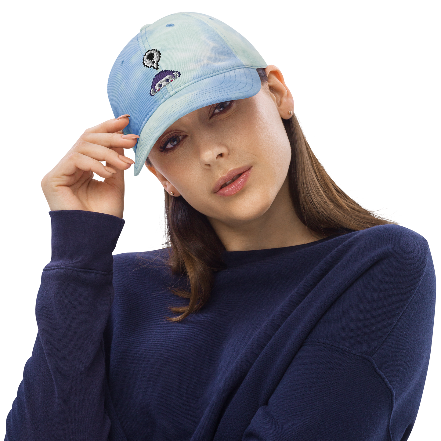 Pixelated Tie Dye Hat