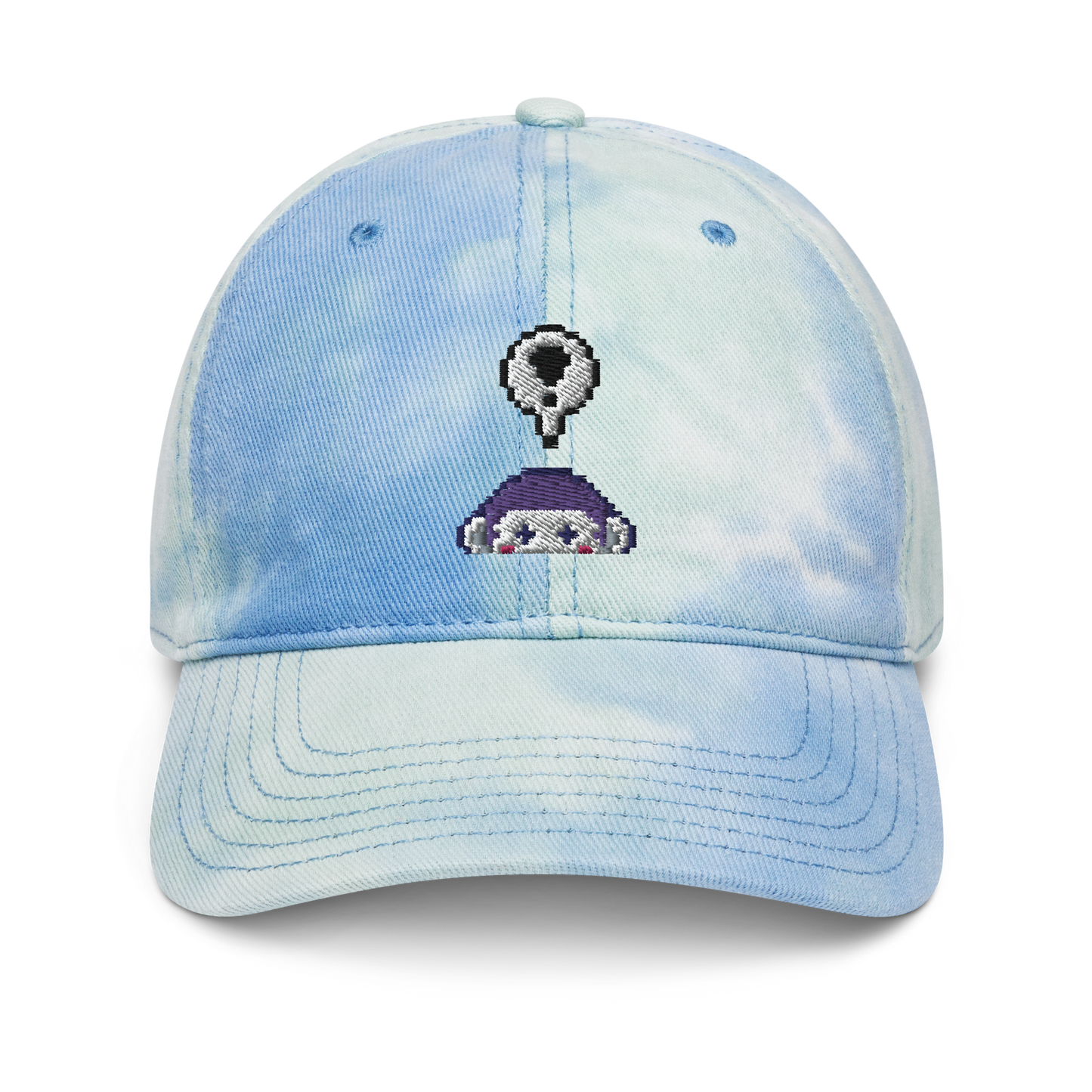Pixelated Tie Dye Hat