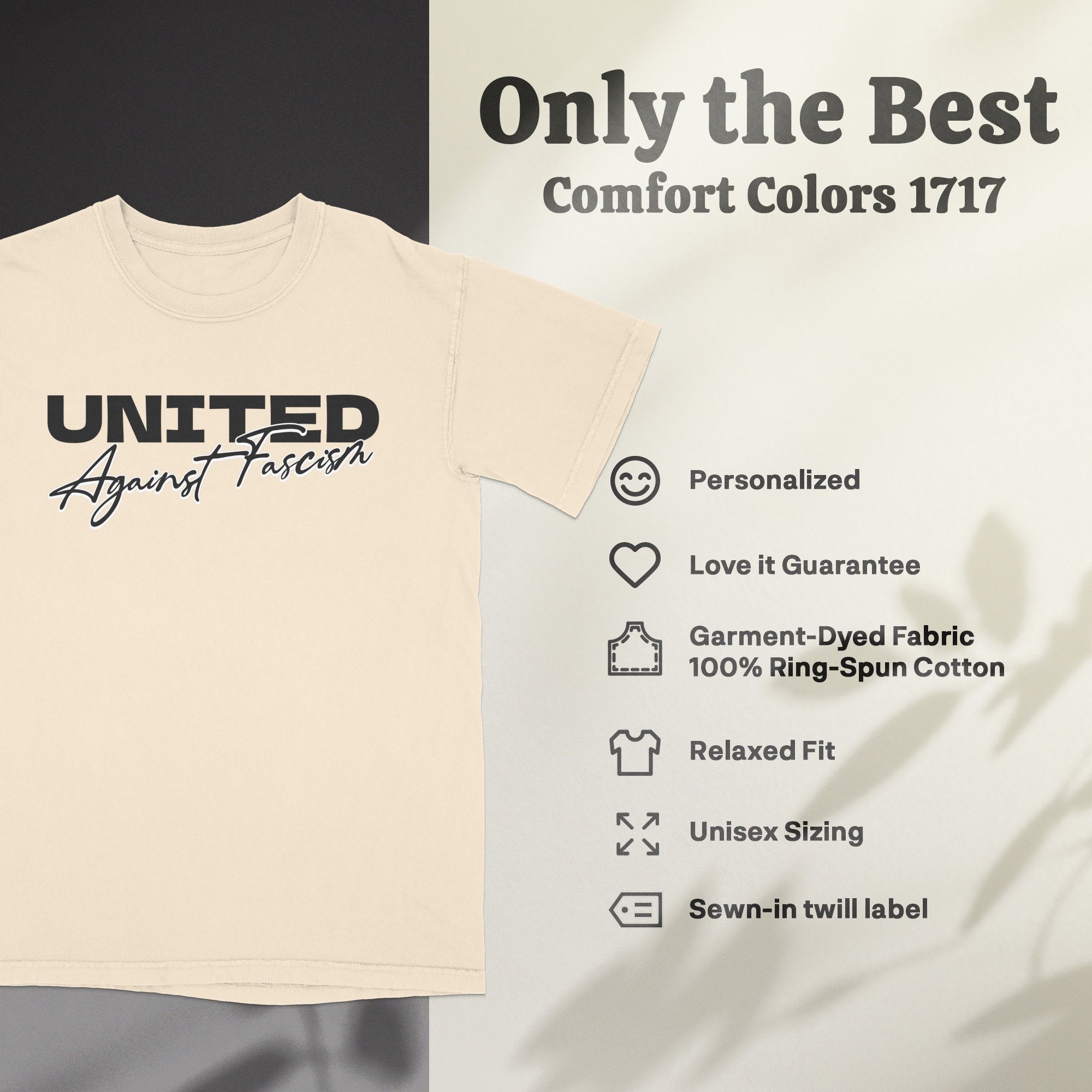 a t - shirt that says, only the best comfort colors 17 / 17