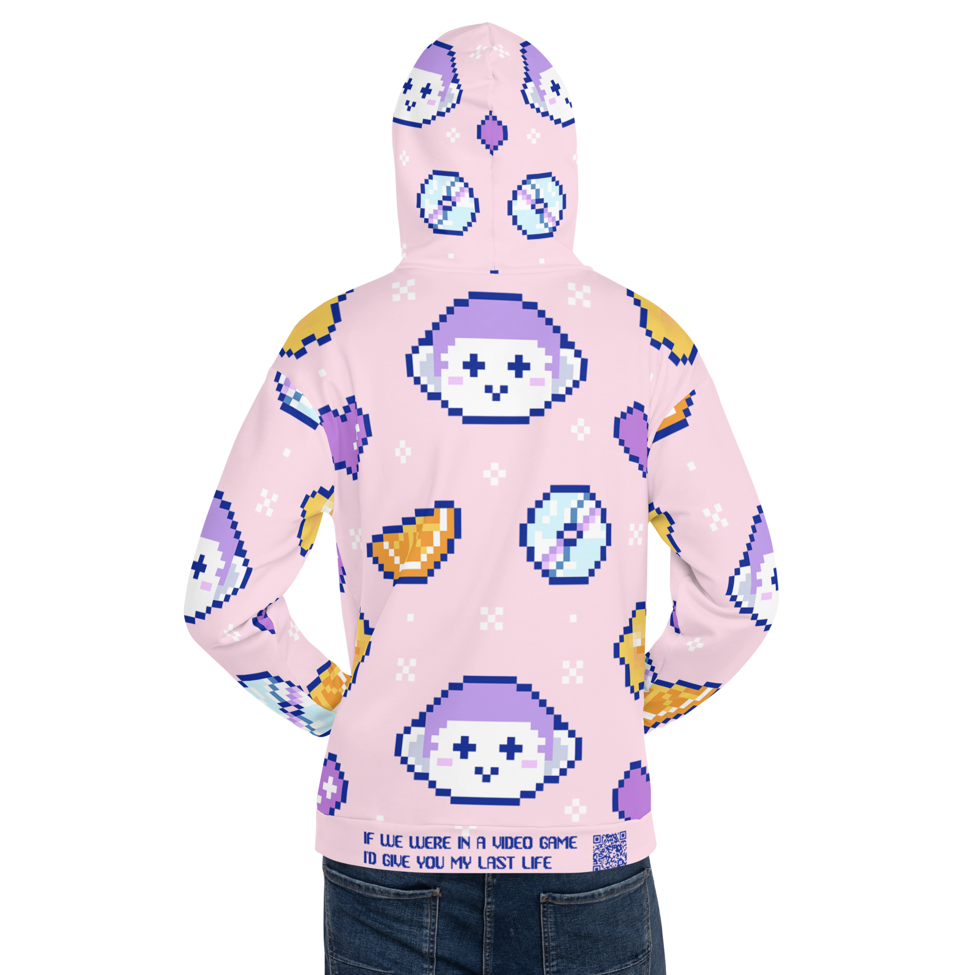 Limited Edition Pixelated Hoodie | Cutie Pink