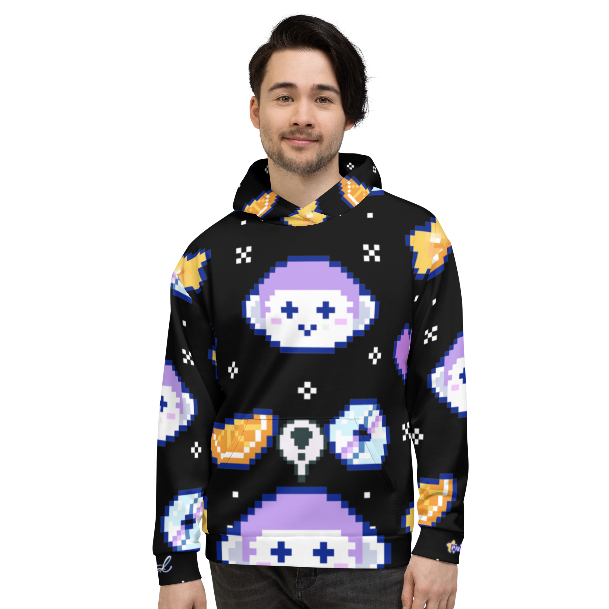 Limited Edition Pixelated Hoodie | Dark Mode