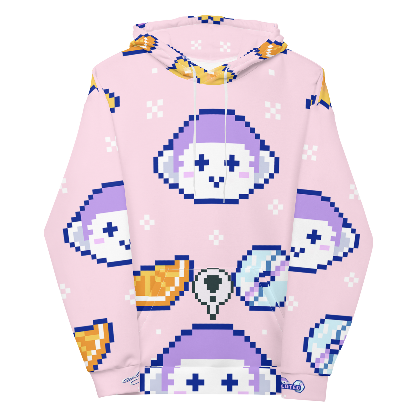 Limited Edition Pixelated Hoodie | Cutie Pink