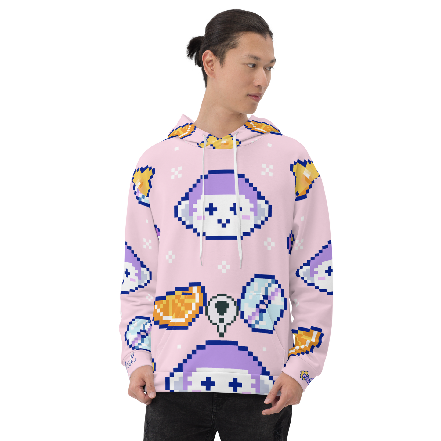 Limited Edition Pixelated Hoodie | Cutie Pink