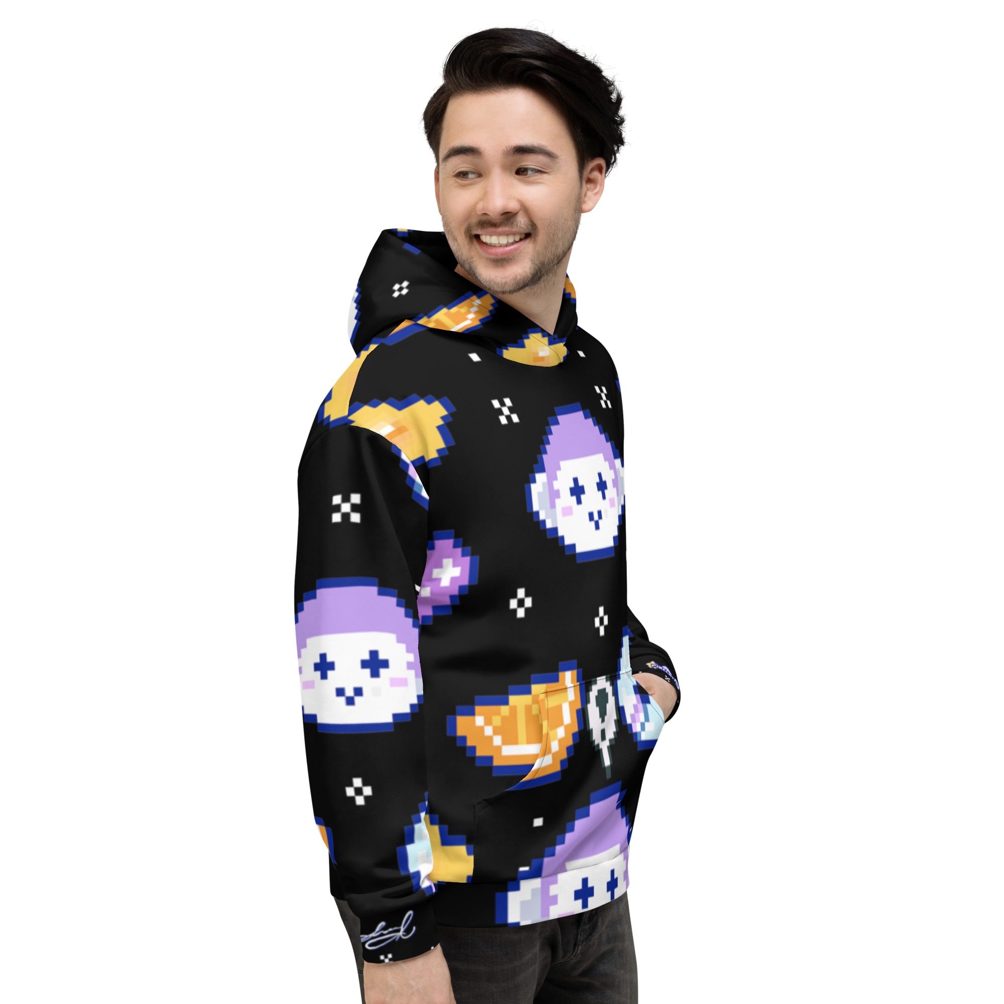 Limited Edition Pixelated Hoodie | Dark Mode