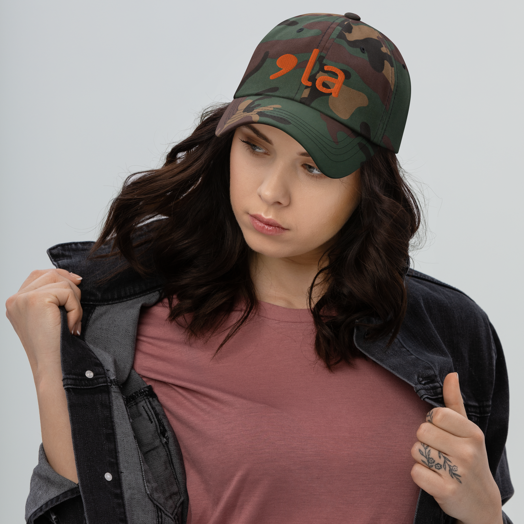 Comma La Bold Harris Walz Camo Hat