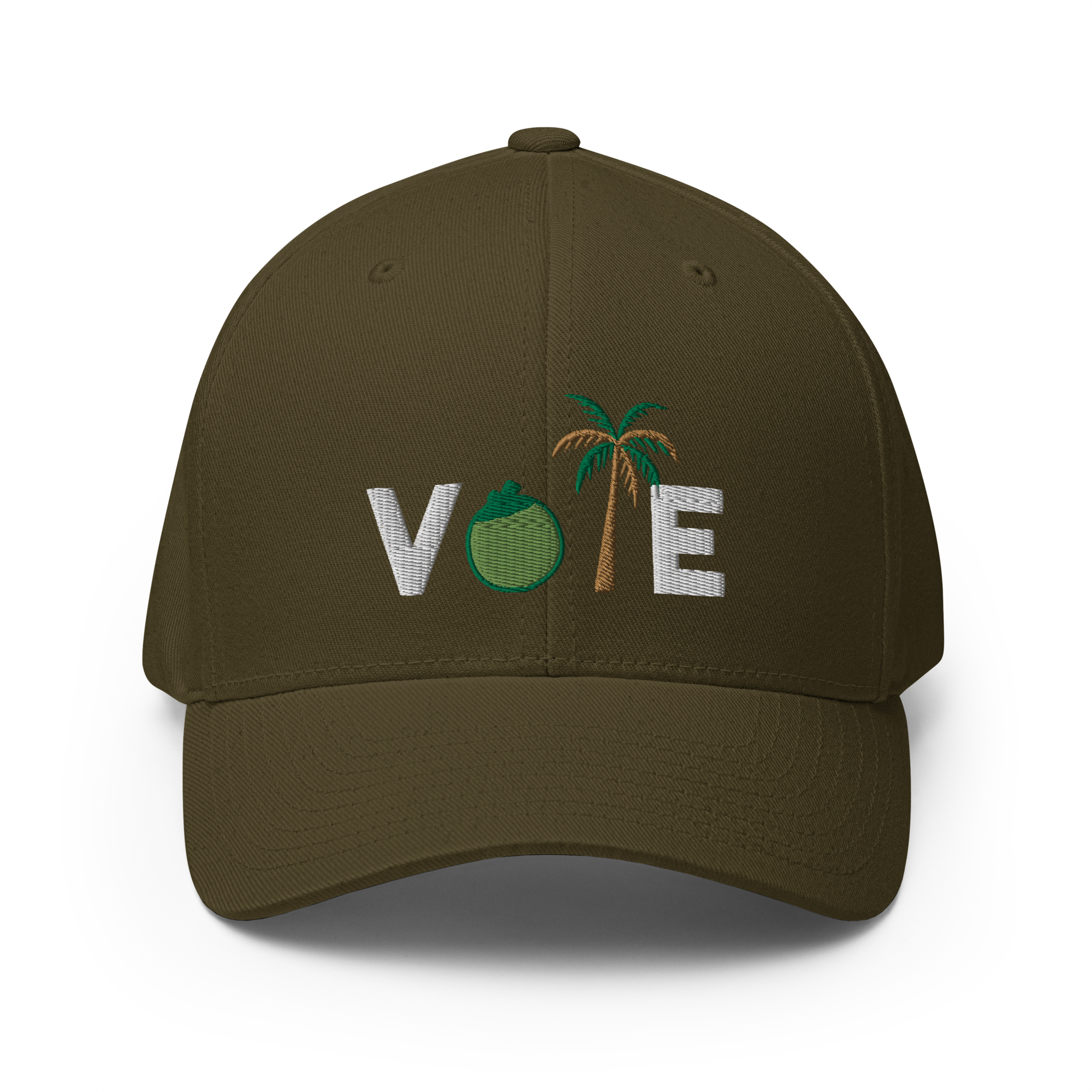 Coconut Tree Vote Flexfit Hat