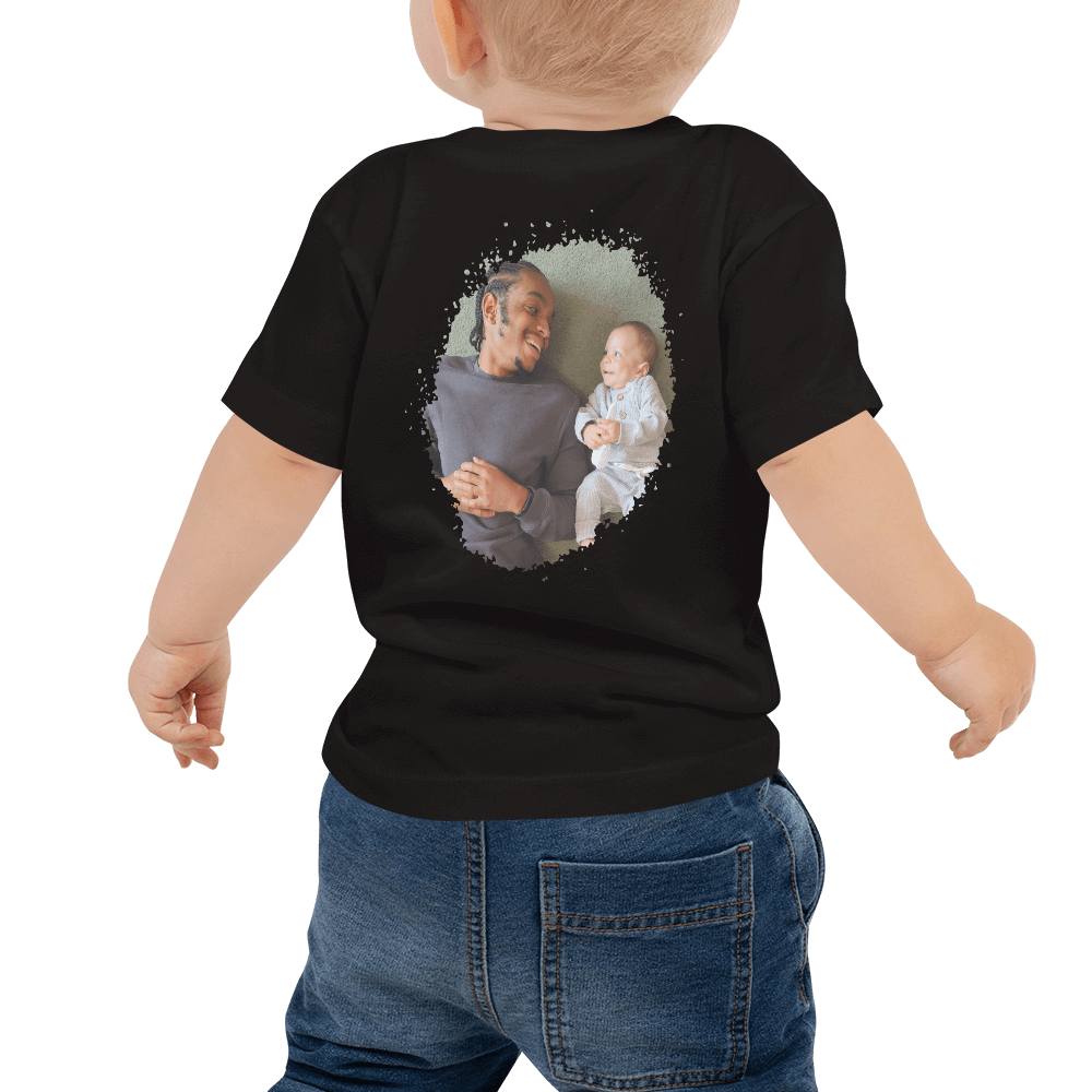 Custom Photo Baby Tee | Back