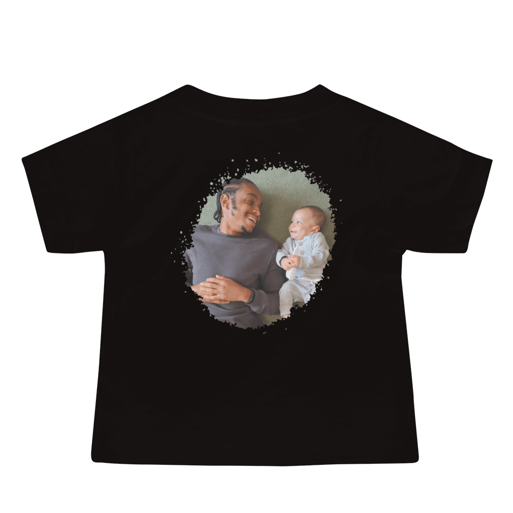 Custom Photo Baby Tee | Back