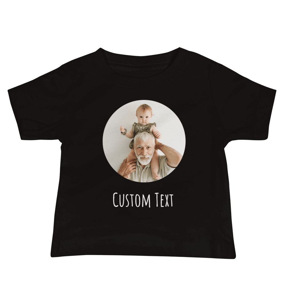 Custom Photo Baby Tee | Front