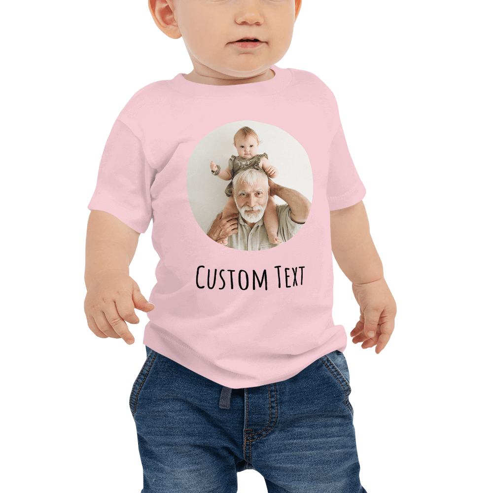 Custom Photo Baby Tee | Front