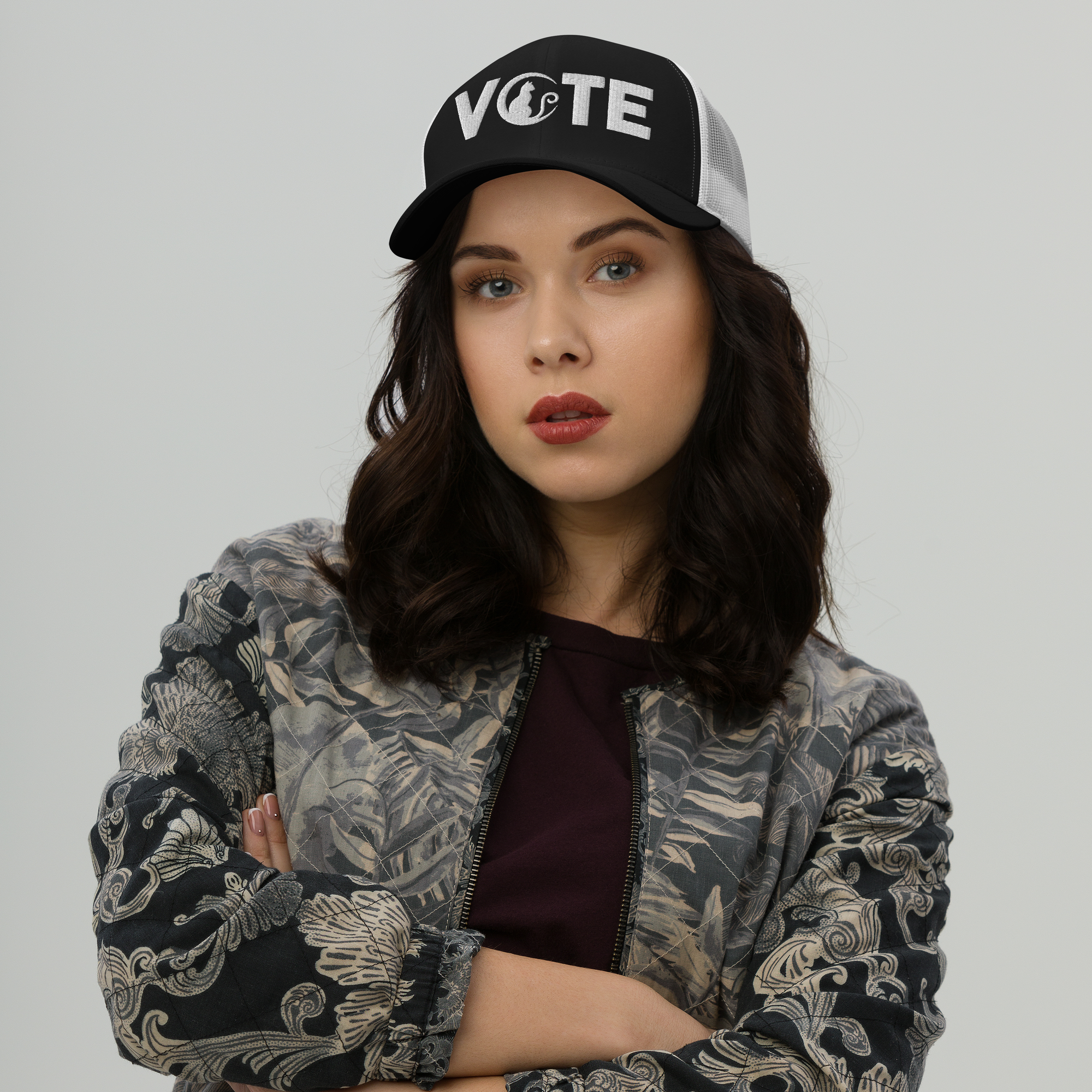 Cat Ladies Vote Trucker Hat