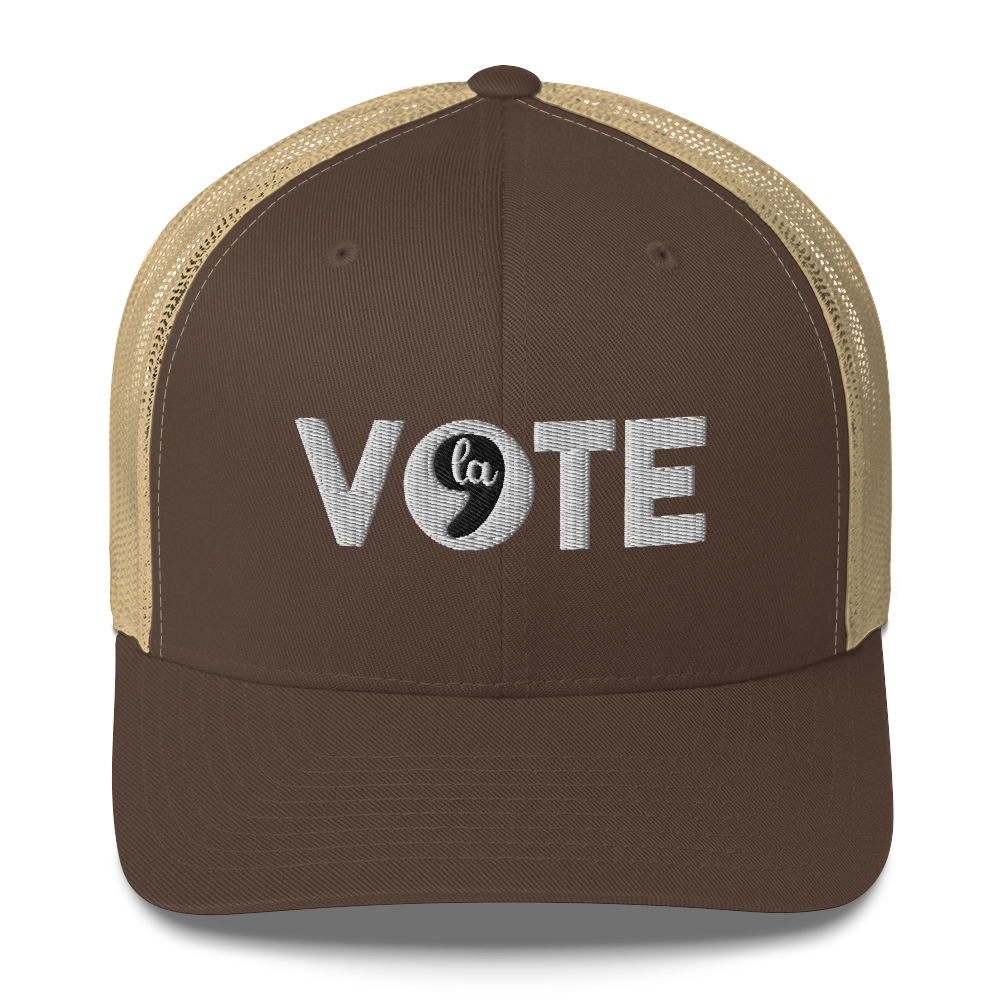 Vote Comma La Trucker Hat