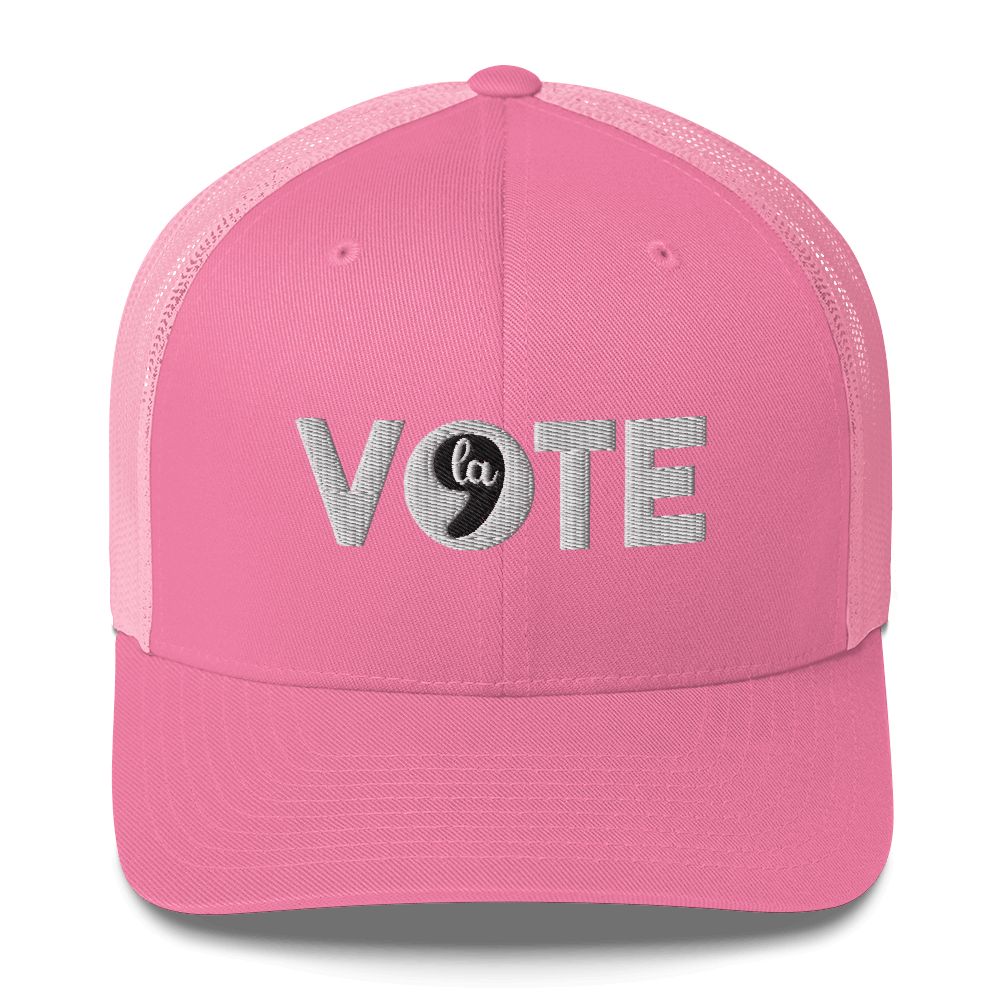 Vote Comma La Trucker Hat