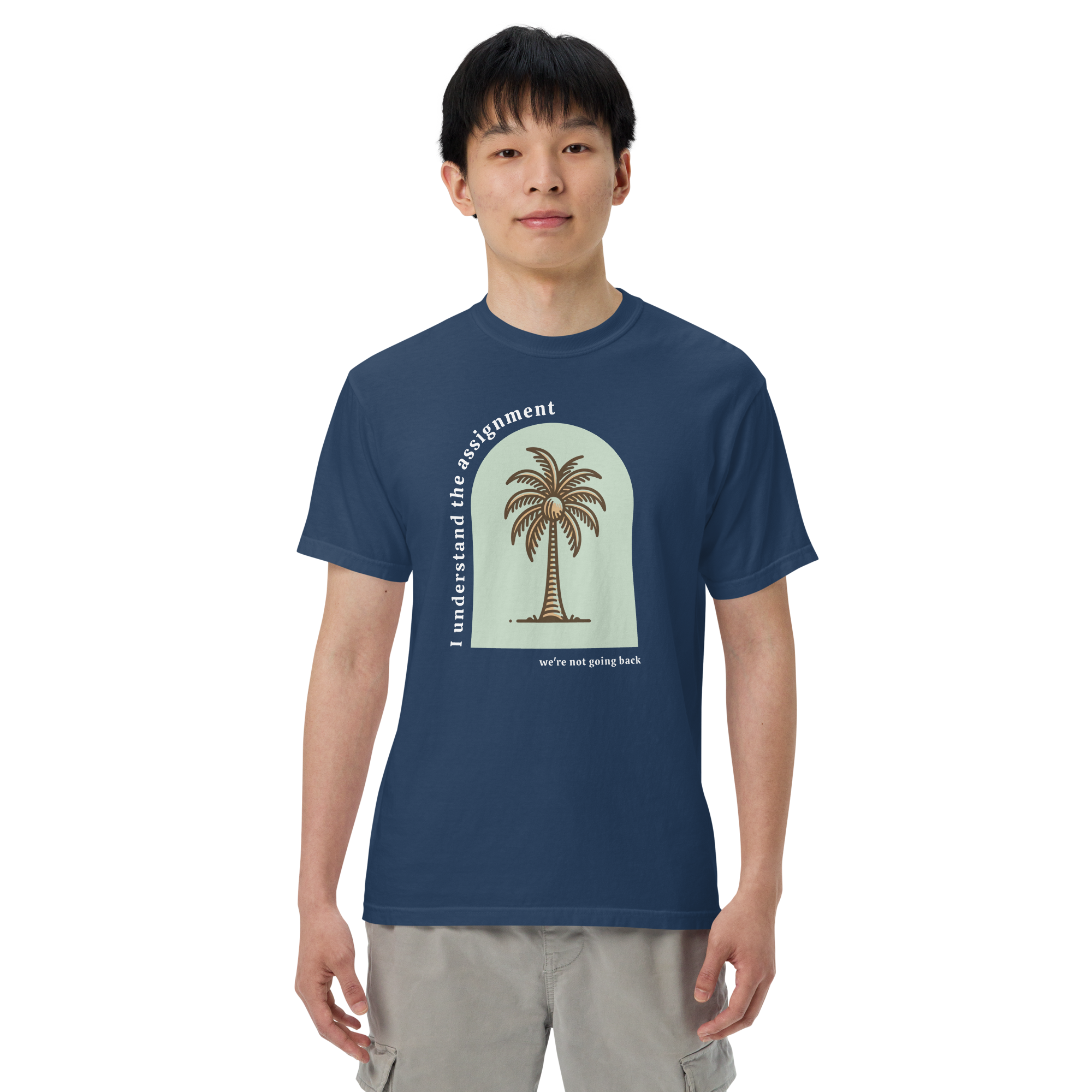 Coconut Tree Understands the Assignment Heavyweight Tee