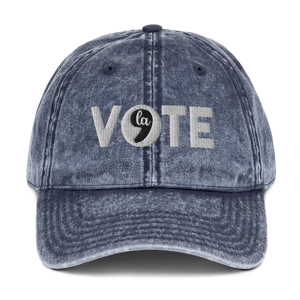 Comma La Vote Vintage Dad Hat