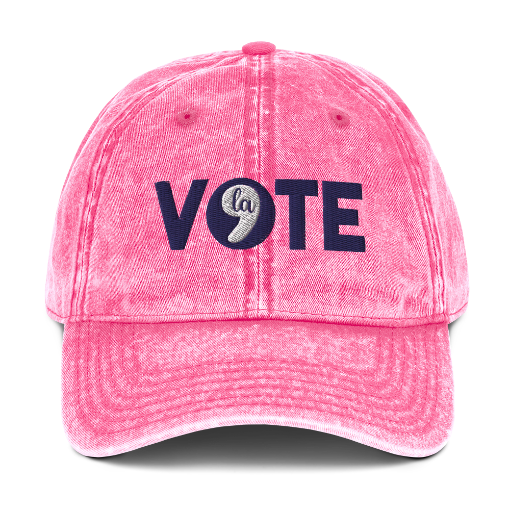 Comma La Vote Vintage Dad Hat