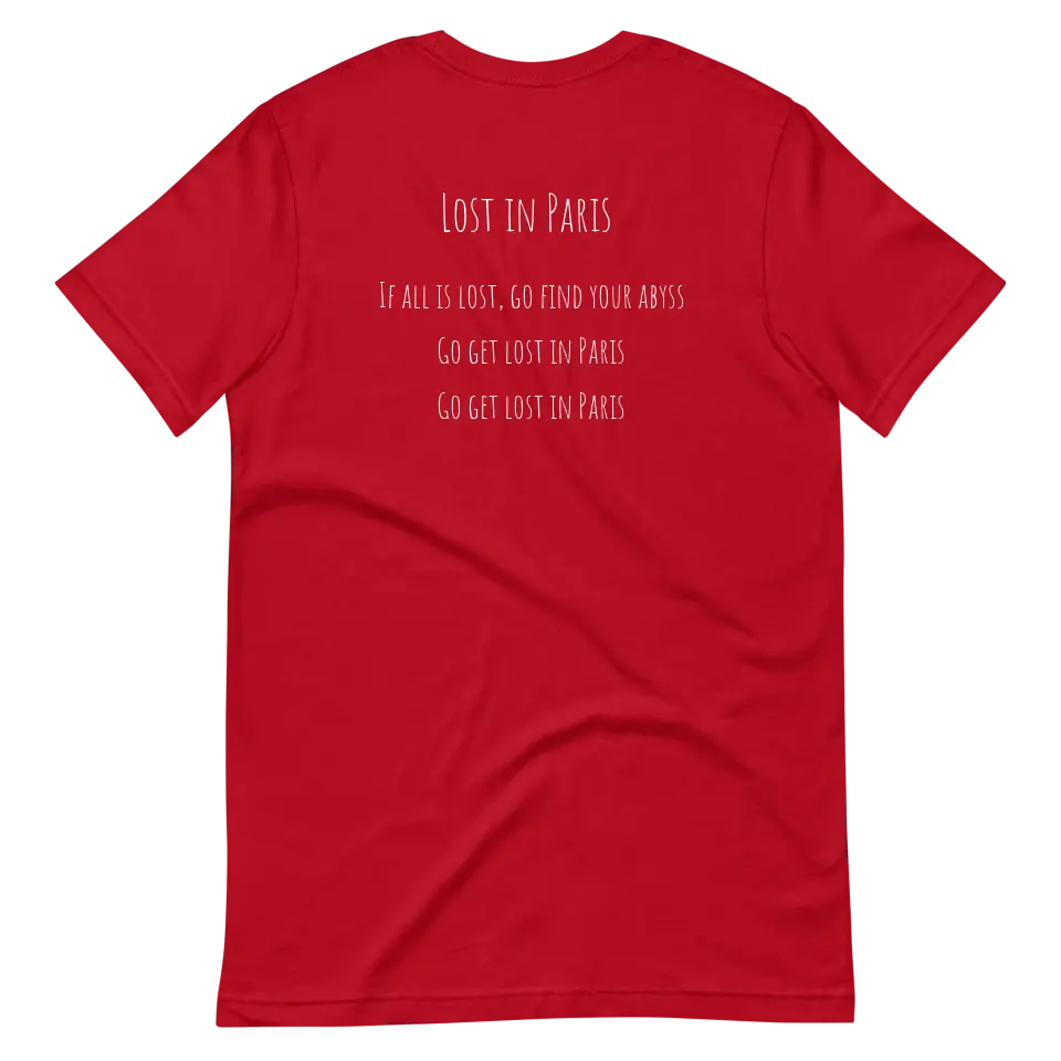 Lost in Paris Lyric Tee