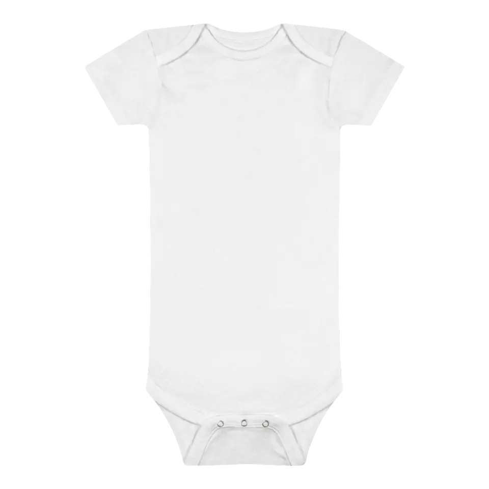 Custom Photo Baby Bodysuit | Front