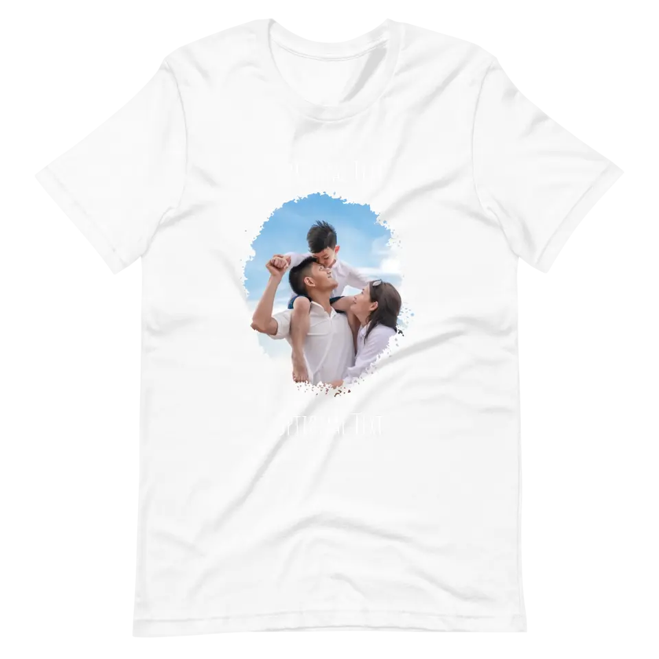 Custom Photo Tee | Thumb Paint Front