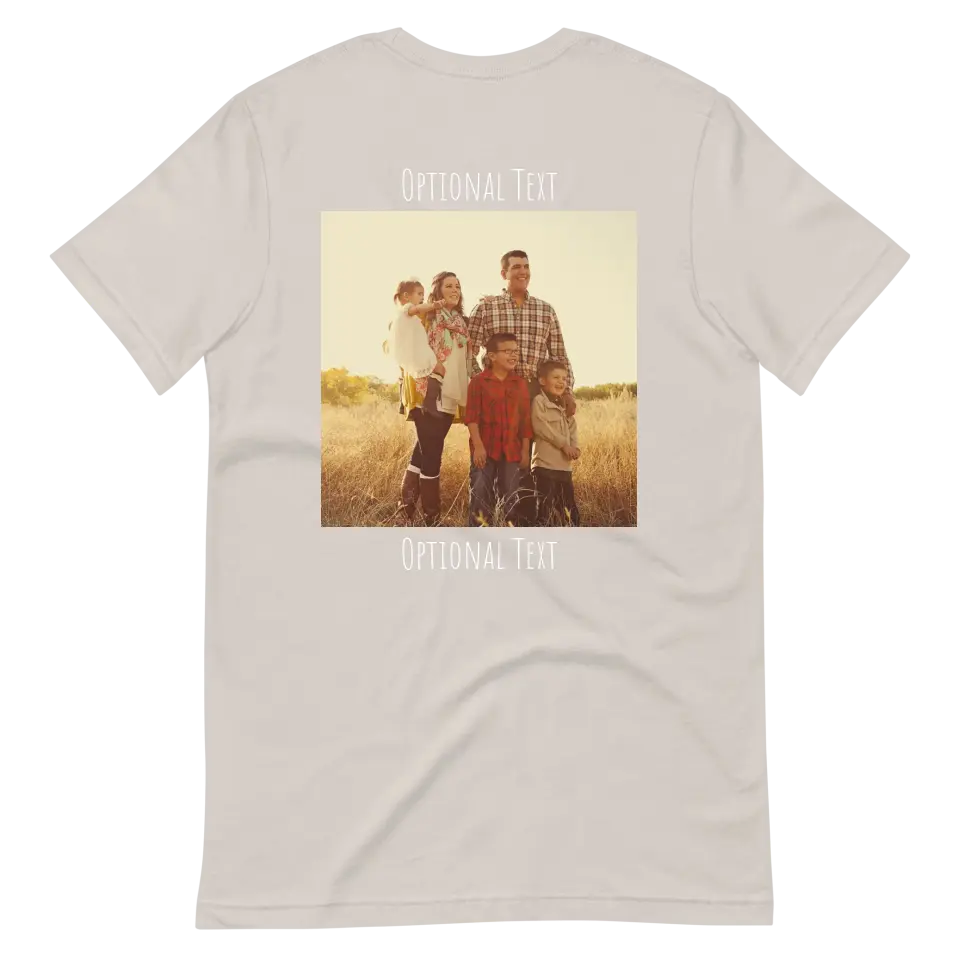 Custom Photo Tee | Back