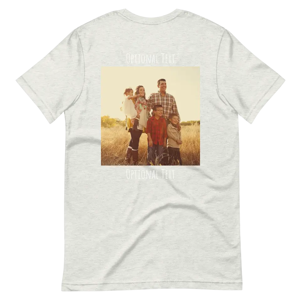 Custom Photo Tee | Back