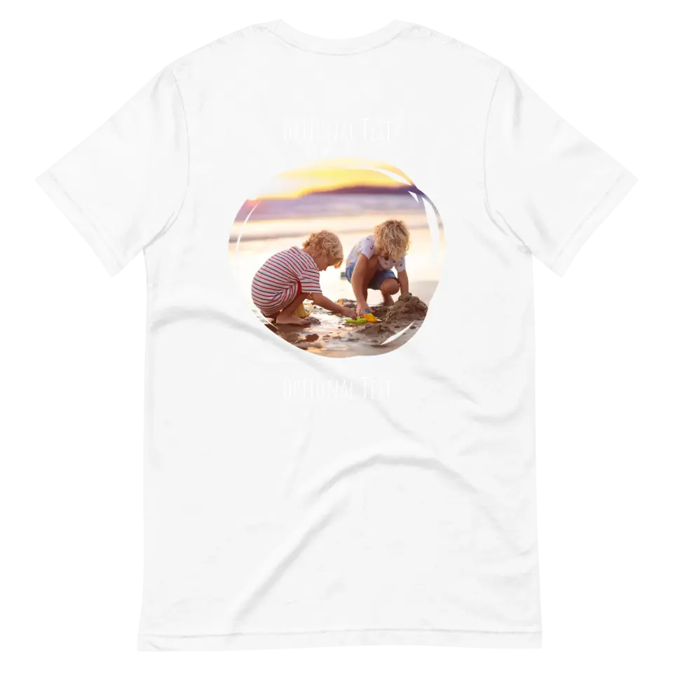 Custom Photo Tee | Ink Blot Back