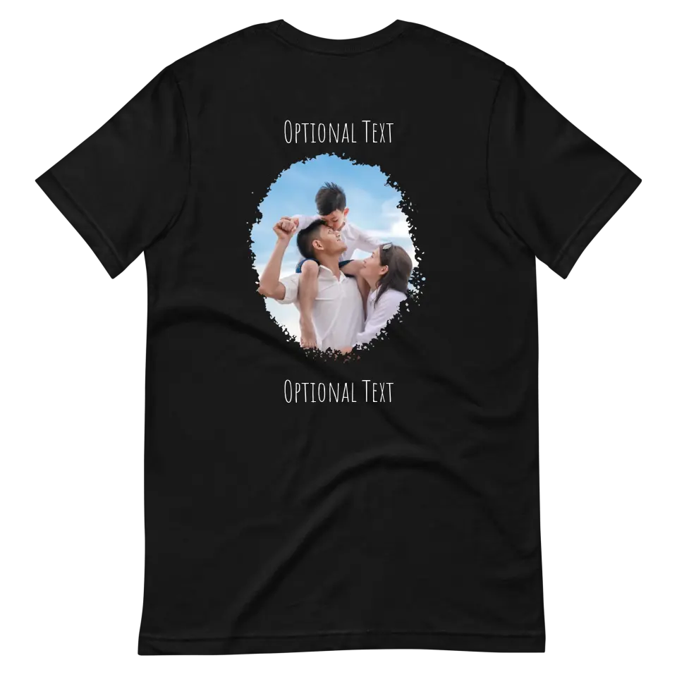 Custom Photo Tee | Thumb Paint Back