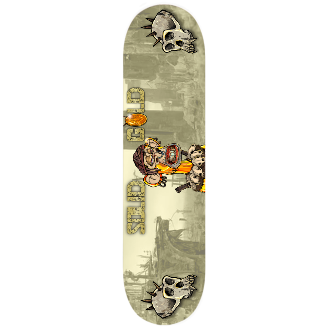 Solid Gold AAPE Skateboard | tkon.eth