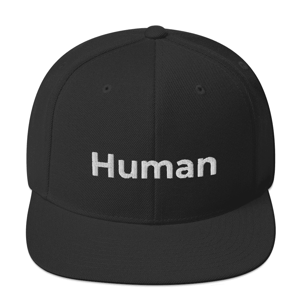 Human Snapback Hat