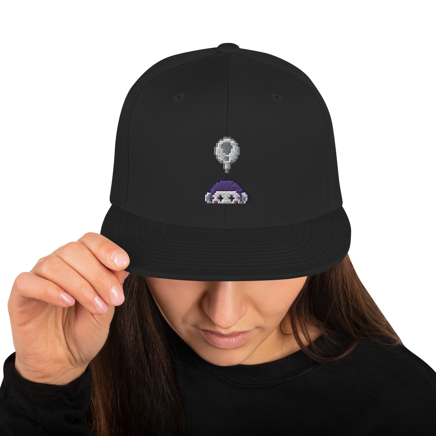 Pixelated Snapback Hat