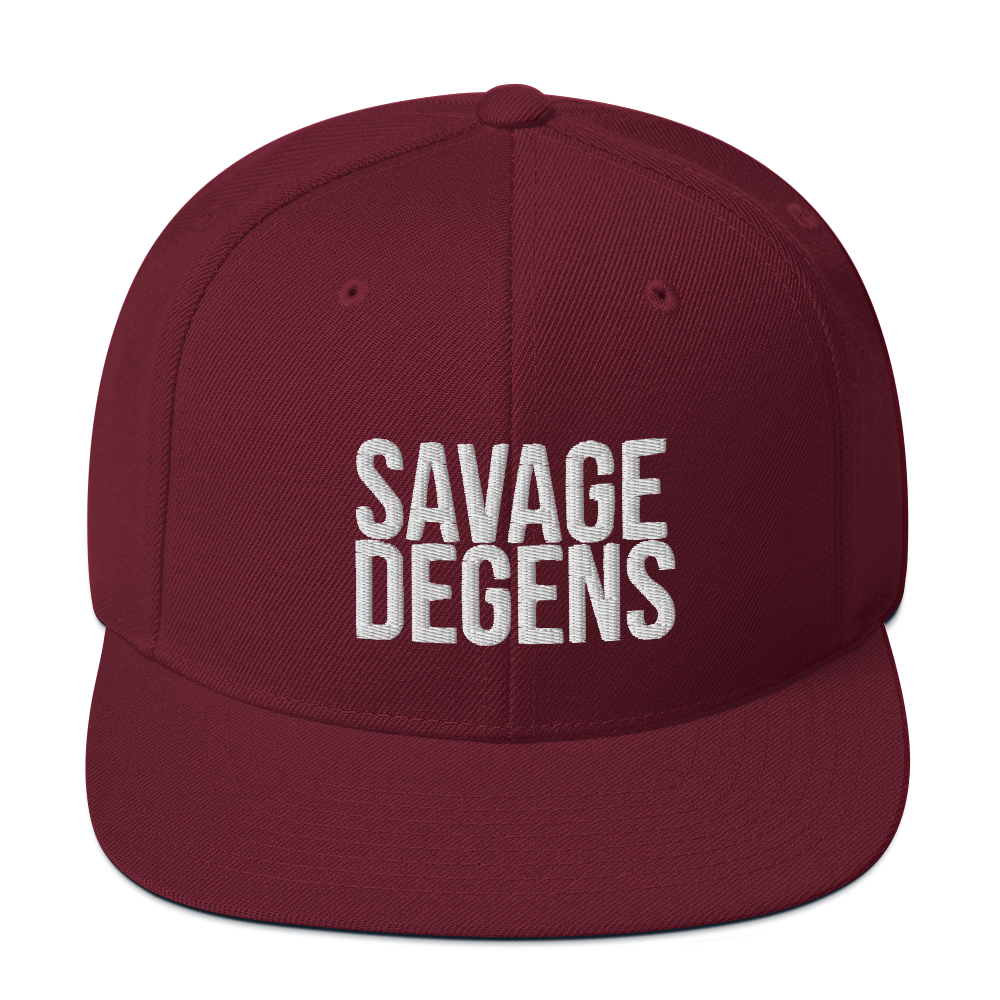 Savage Degens Snapback Hat