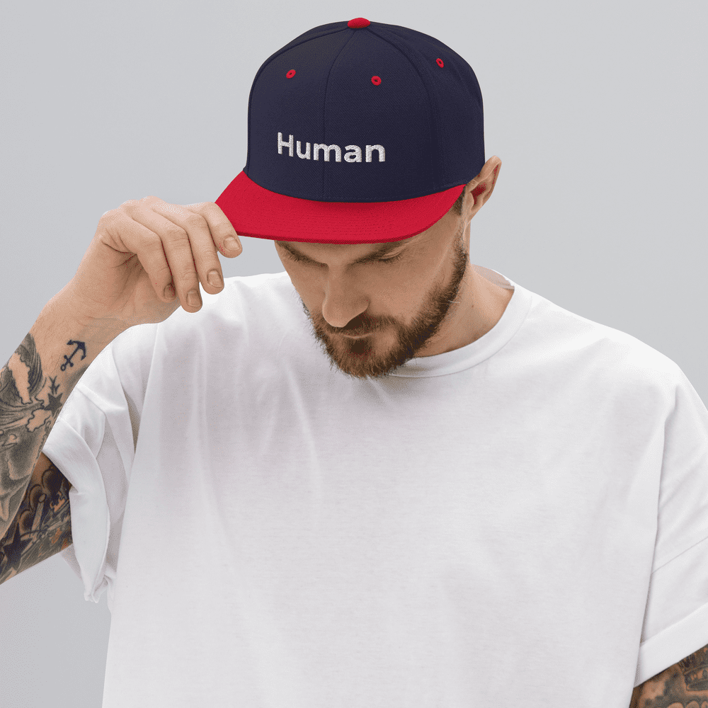 Human Snapback Hat