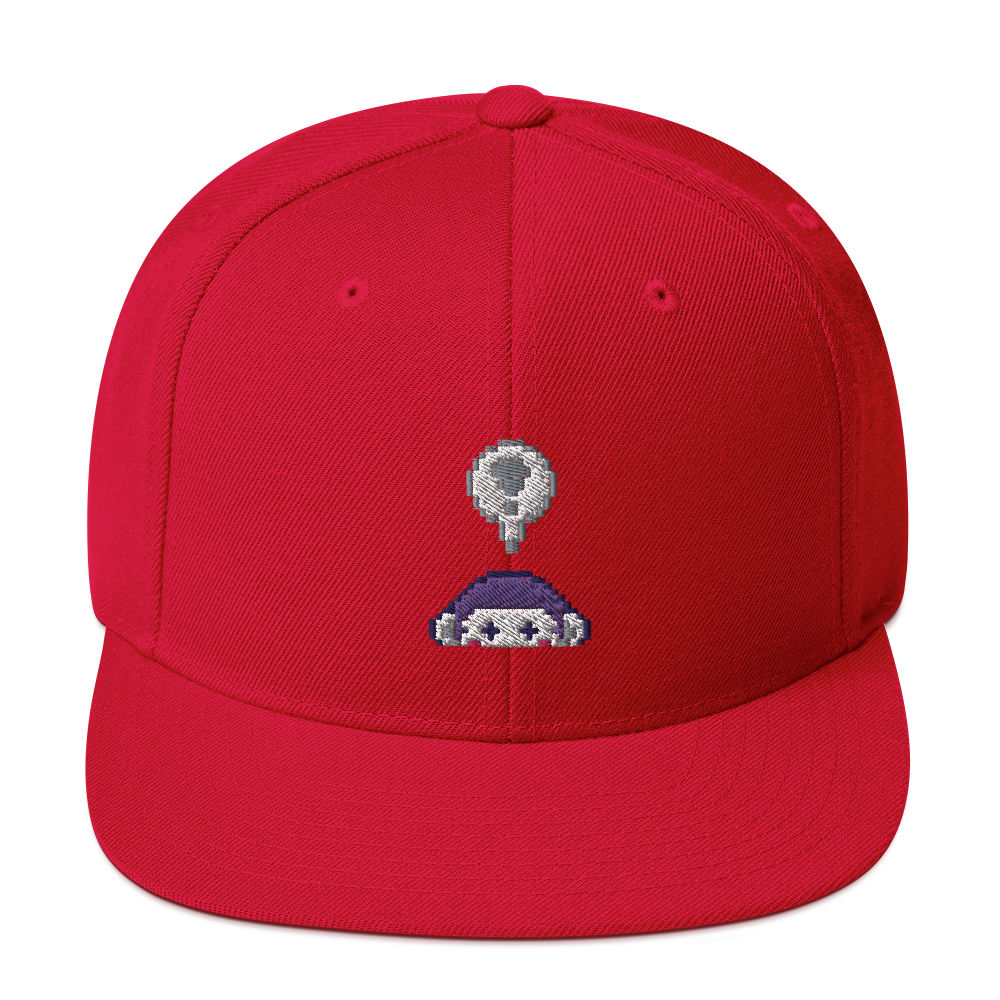 Pixelated Snapback Hat