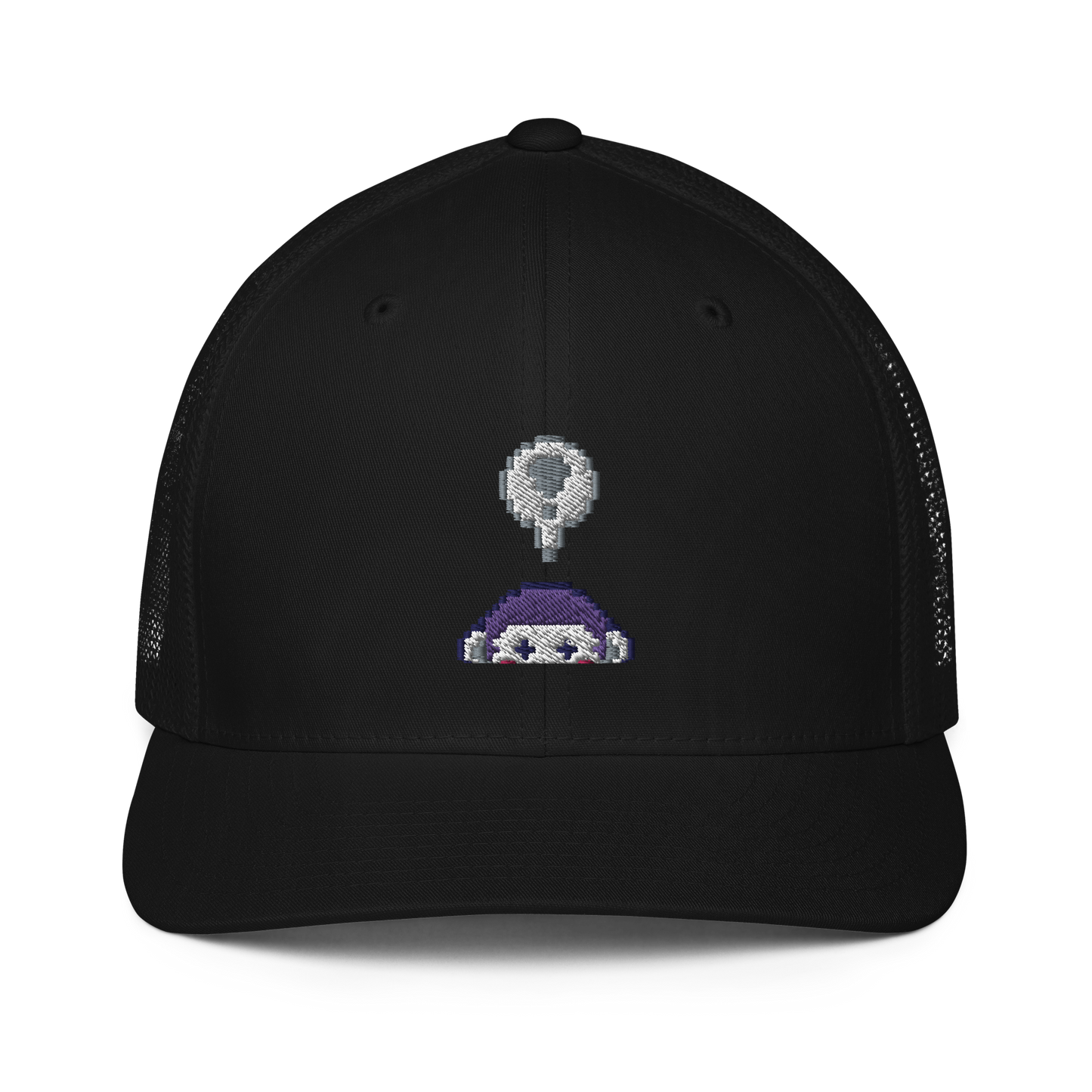 Pixelated Close Back Trucker Cap