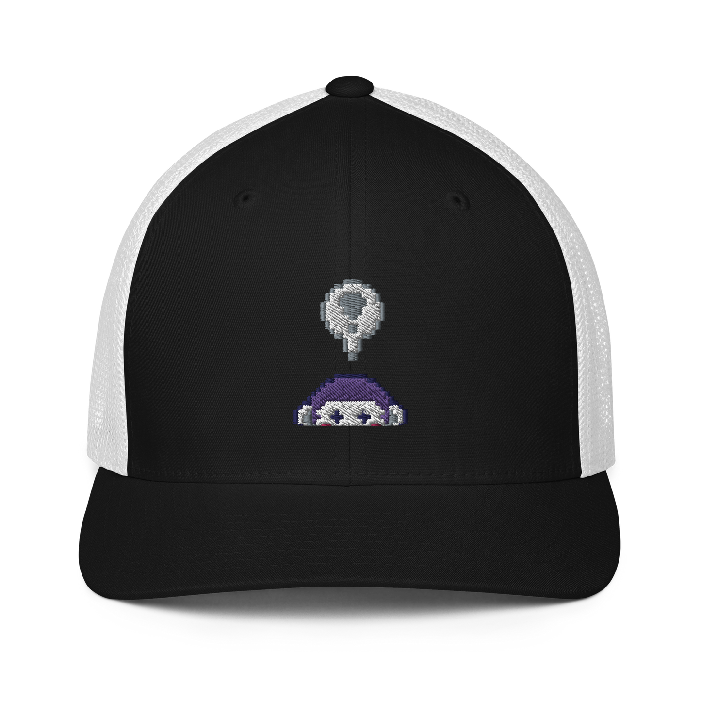 Pixelated Close Back Trucker Cap