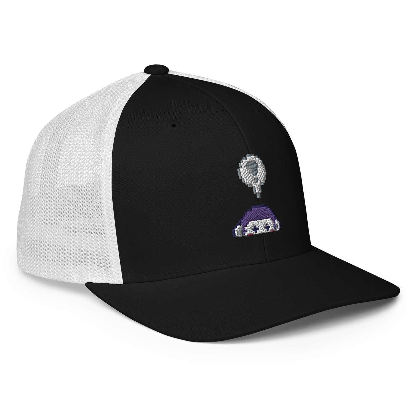 Pixelated Close Back Trucker Cap