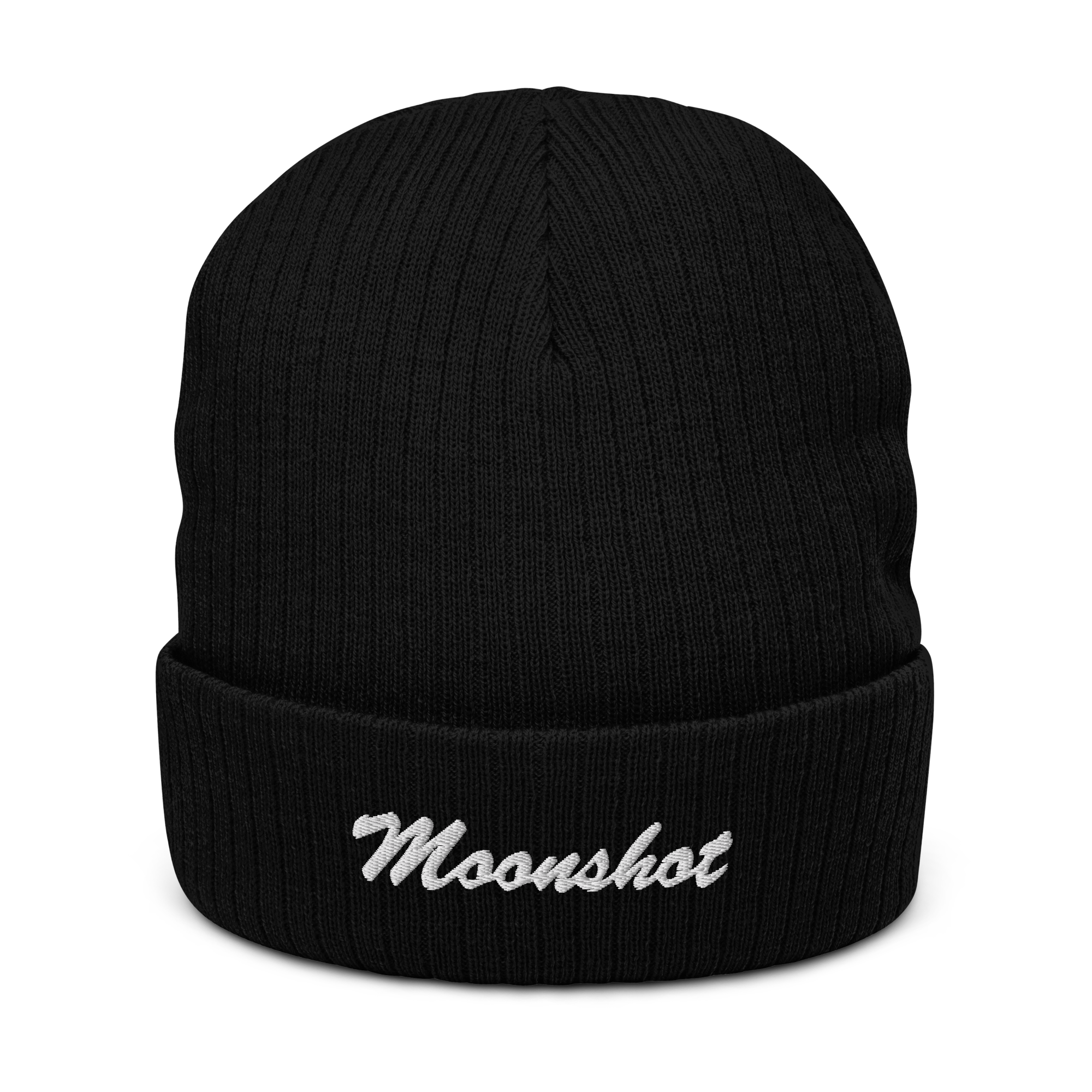 Moonshot Ribbed Beanie