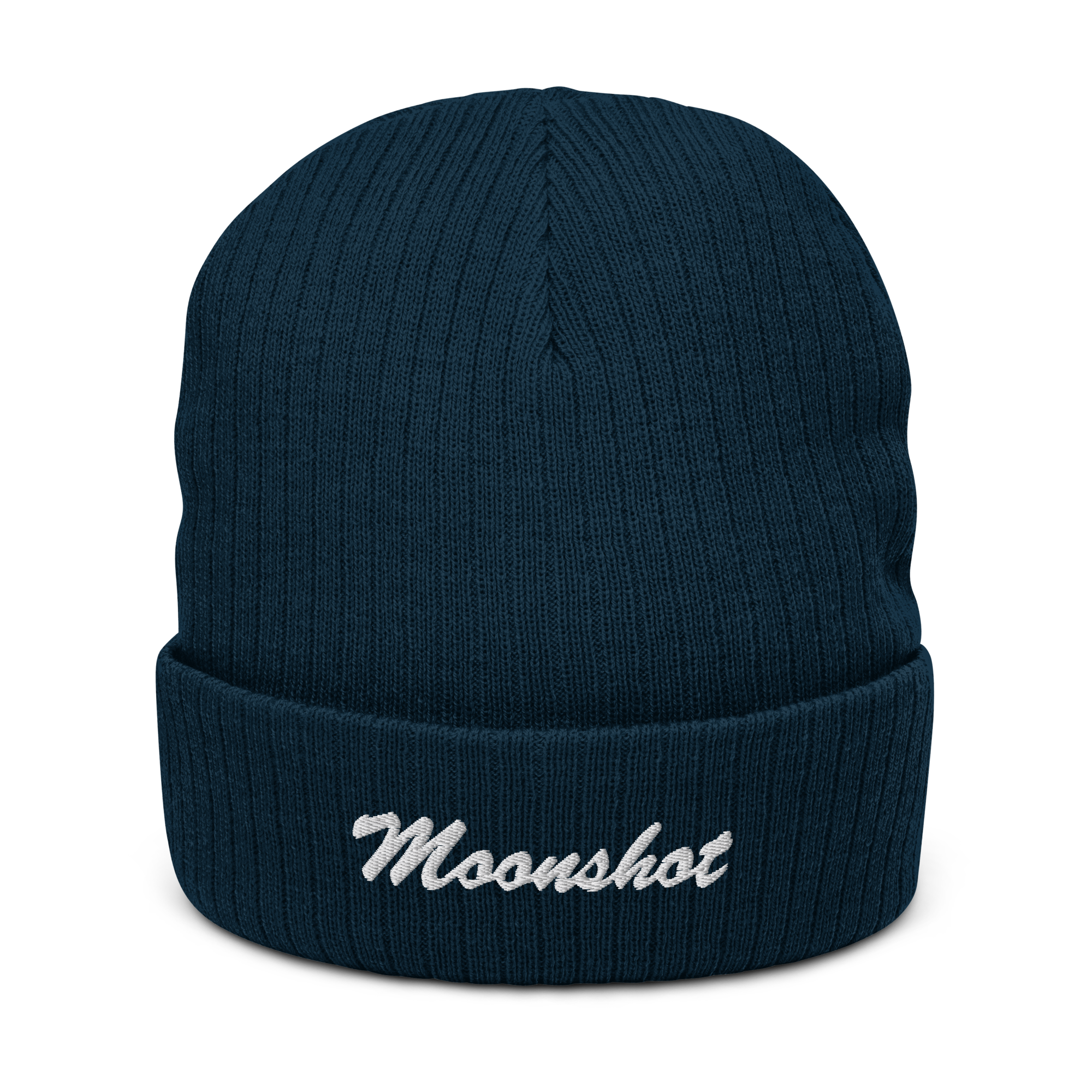 Moonshot Ribbed Beanie